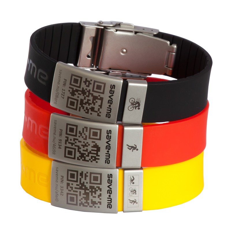 silicone id bracelet